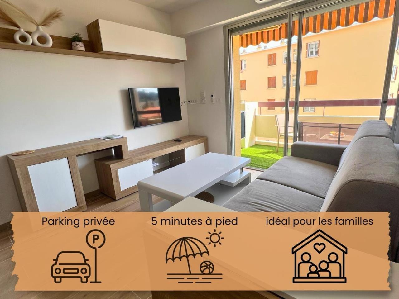 Studio Kialeo Pres De La Plage Avec Parking Roquebrune-Cap-Martin Luaran gambar